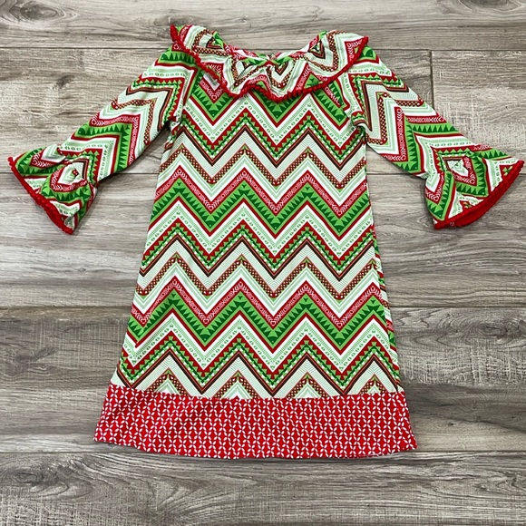 Christmas/Holiday Red & Green Dress - Picture 1 of 10